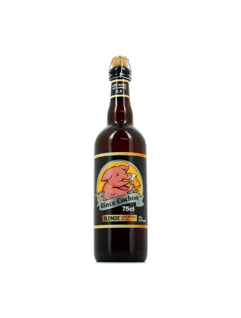 Rince Cochon Blonde 75cl - Bière Blonde Forte et Équilibrée
