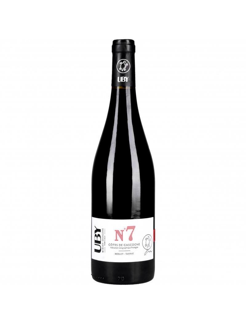Uby N°7 – Vin de Pays de Gascogne – Rouge – 75 cl – IGP