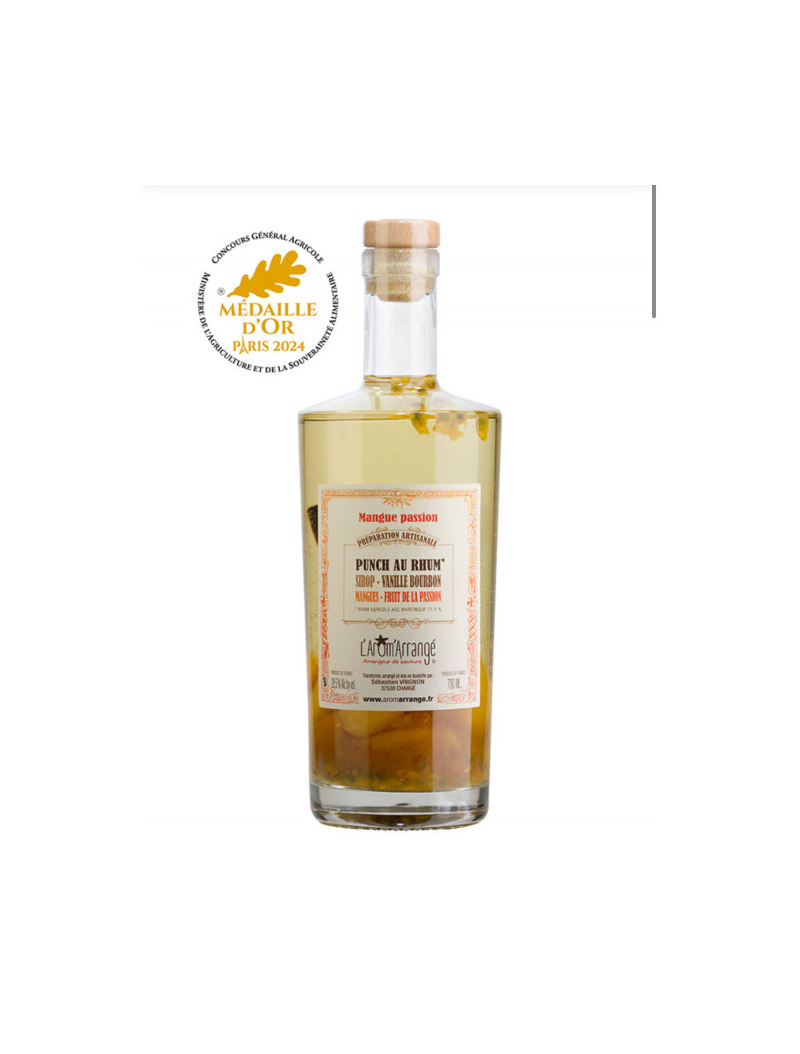 Punch au Rhum Mangue / Passion 70 cl – 28,5 %