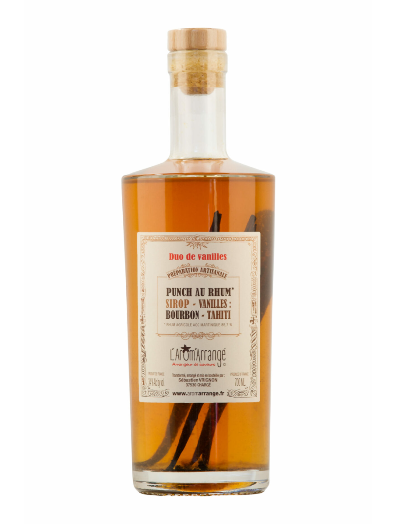 Punch au Rhum Duo de Vanilles – 70 cl – 34 %