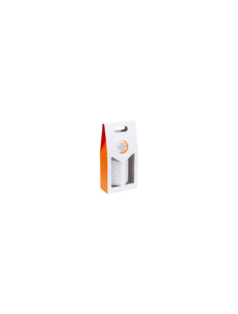 Étui 2 bouteilles de bière 75 cl – format capsule