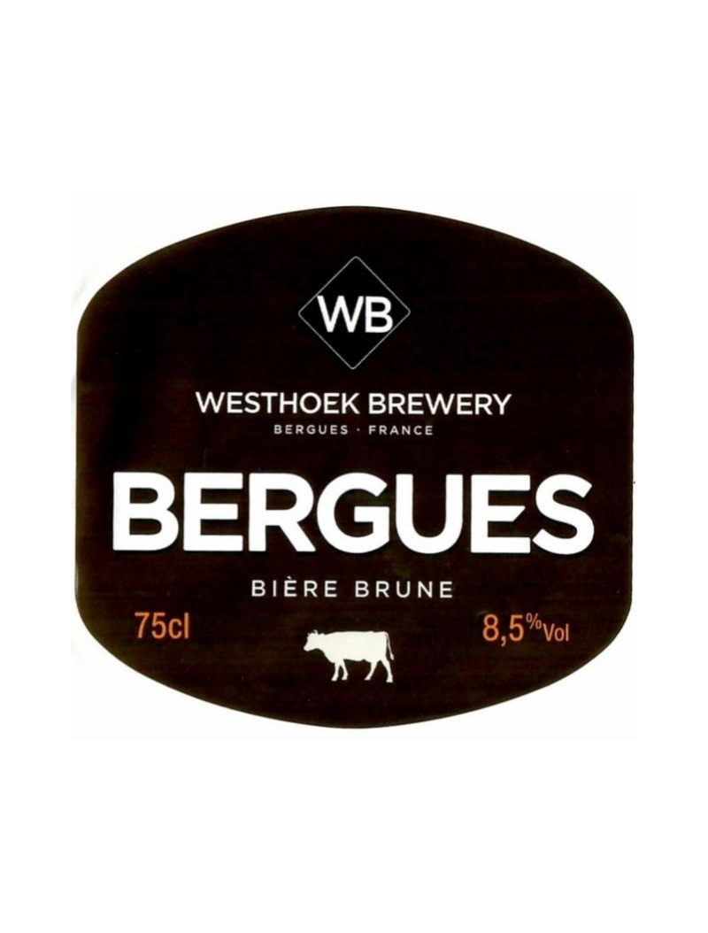 Bergues Brune 75 cl – Bière brune 8,5 % – Westhoek Brewery