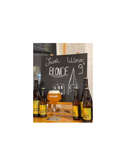 Saint Winoc Blonde 75 cl – Bière d’Abbaye 9 % – Westhoek Brewery