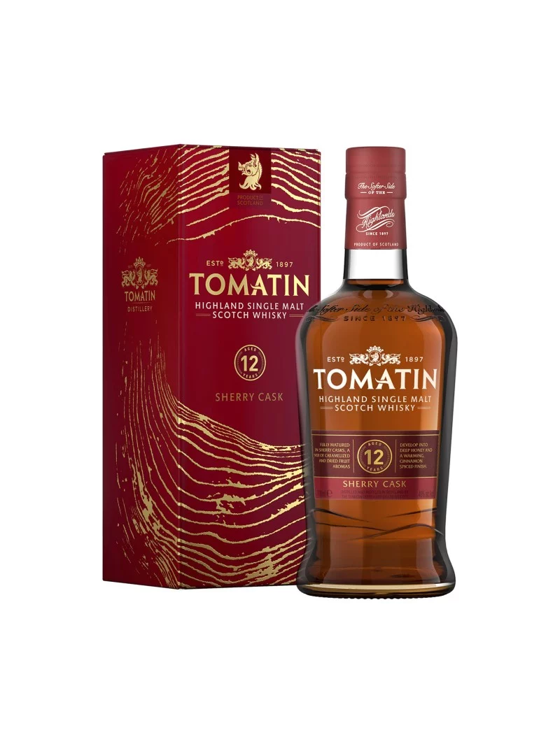 Tomatin 12 Sherry Cask Single Malt Highlands 70 cl