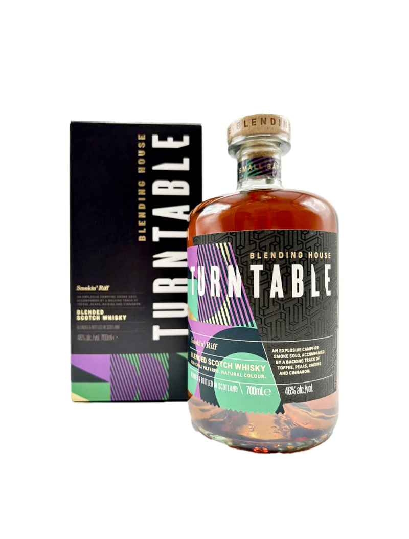 Turntable Smokin Riff Whisky Écossais Fumé 70 cl