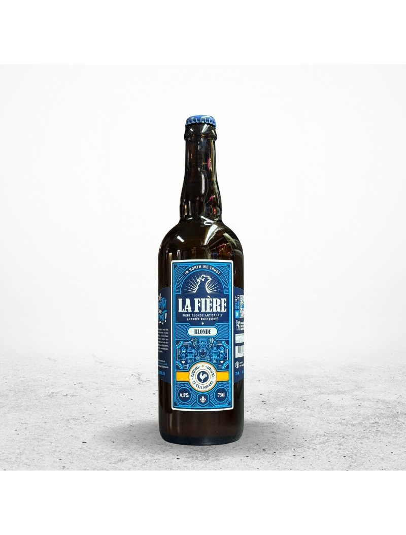 La Fière Blonde 75 cl 6,5% – Bière Blonde Brasserie du Pays Flamand