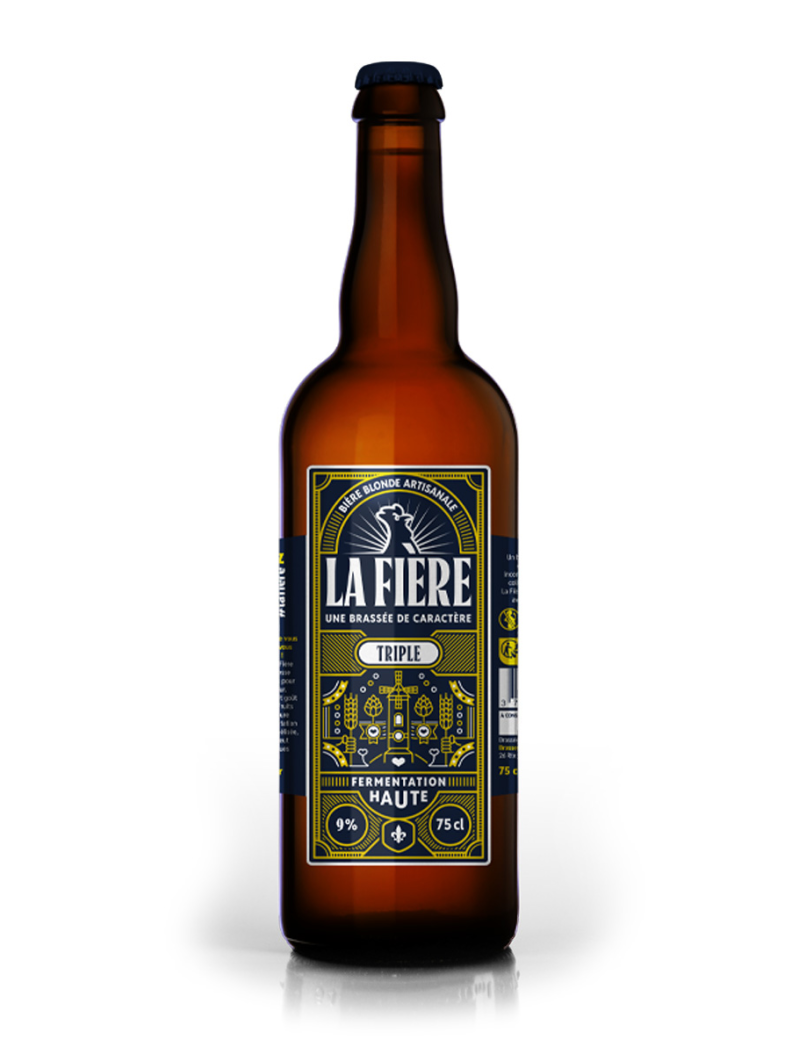 La Fière Triple 75 cl 9% – Bière Triple Brasserie du Pays Flamand