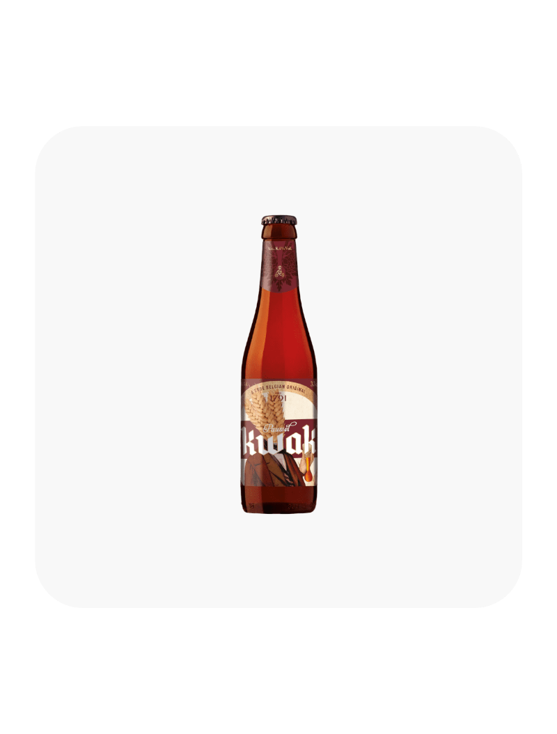 Kwak Ambrée 33cl - Bière Amber Ale Belge Douce et Maltée