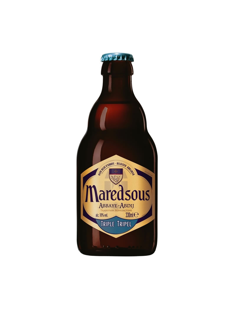 Maredsous Triple 33cl - Bière Belge Triple à 10% Maltée et Fruitée