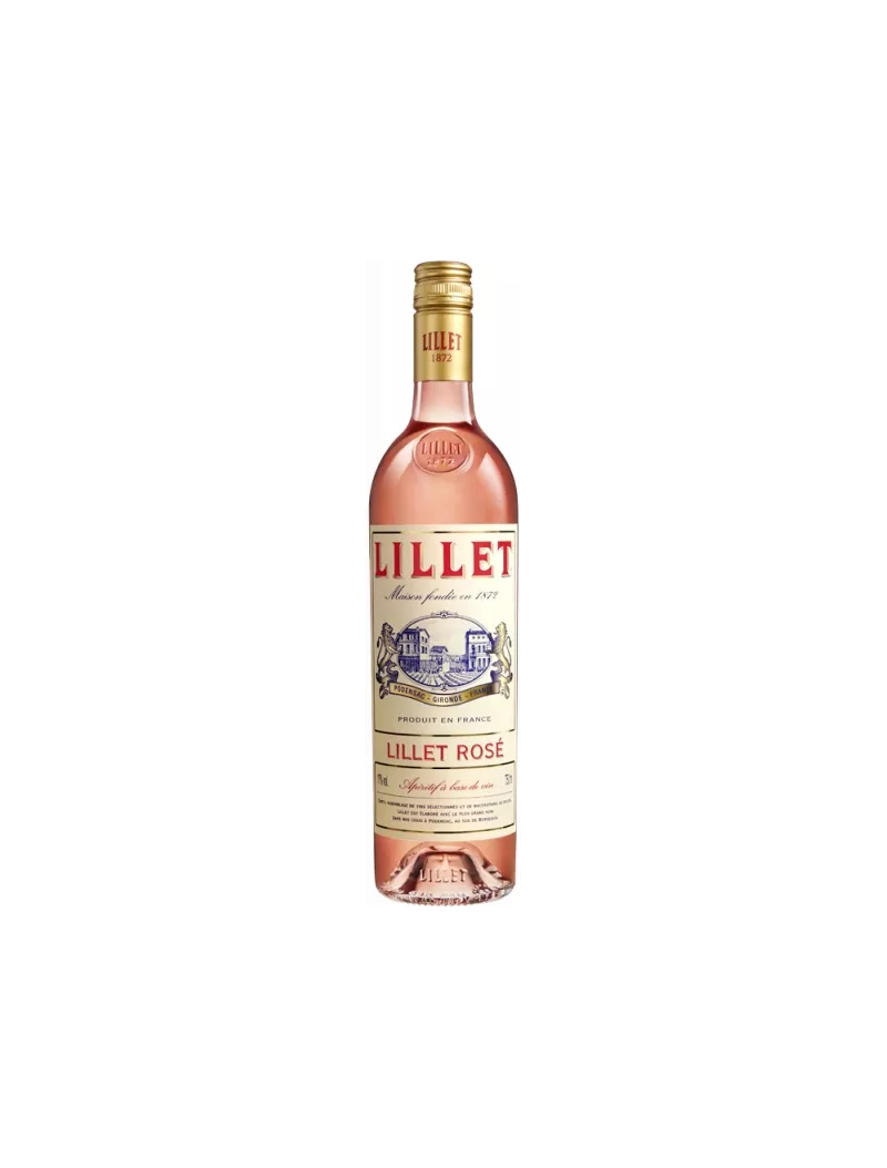 Lillet Rosé 75cl – Apéritif frais et fruité