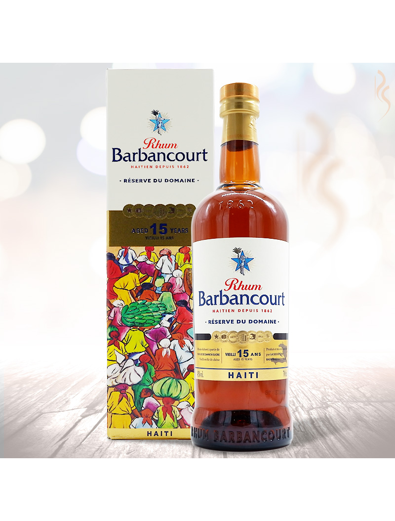 Rhum Barbancourt 15 ans – Réserve du Domaine – Rhum Agricole – 43% – 70cl