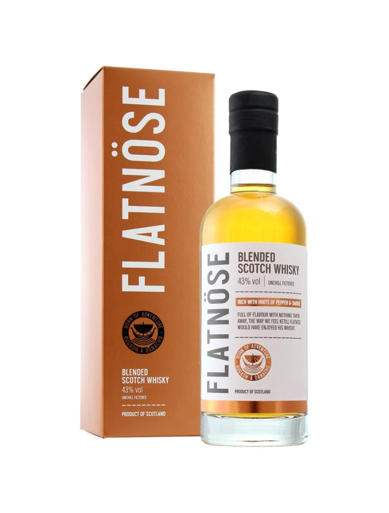 Whisky Flatnöse Blended Scotch – 70cl – 43% – Écosse