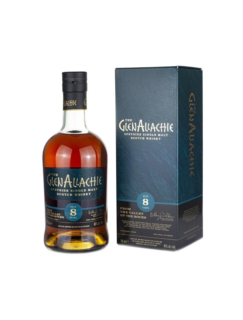 Whisky GlenAllachie 8 ans – 70cl – 46% – Écosse
