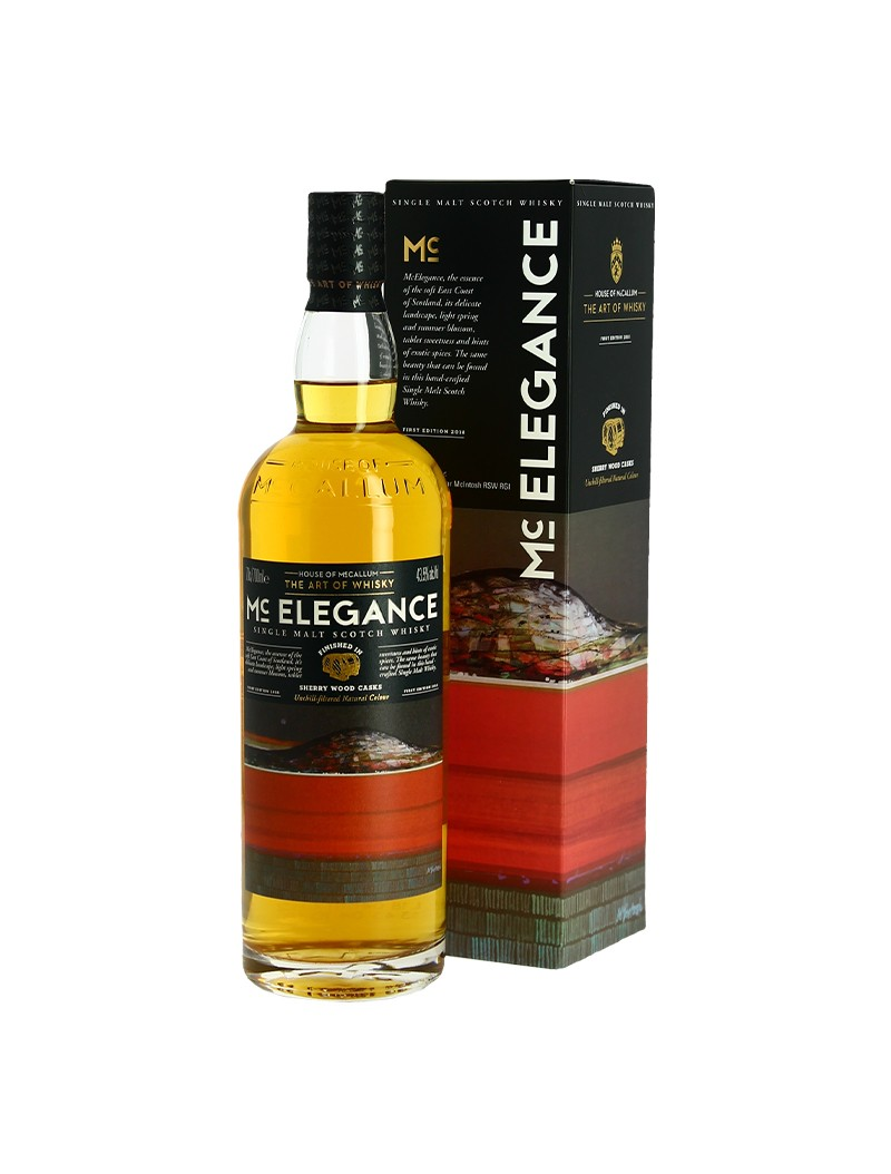 McCallum Mc Elegance 70 cl – Single Malt Speyside – 43,5 %