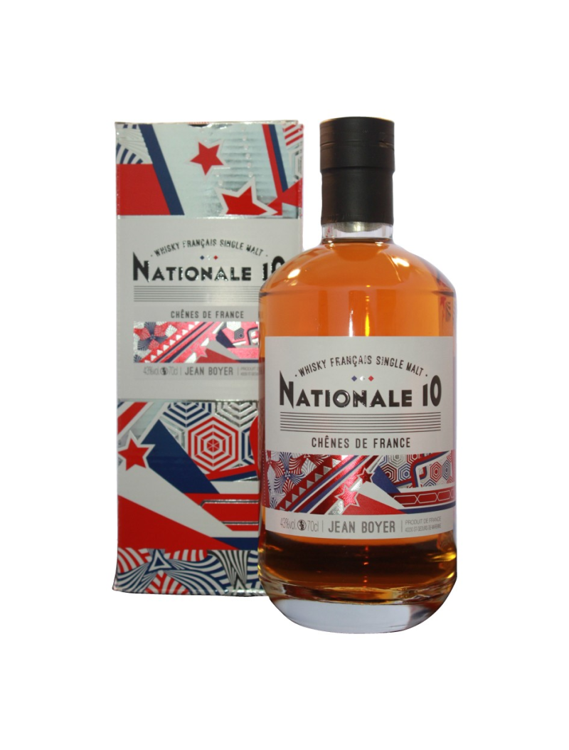 Whisky Nationale 10 Chênes de France 70 cl – Single Malt Français – 43 %
