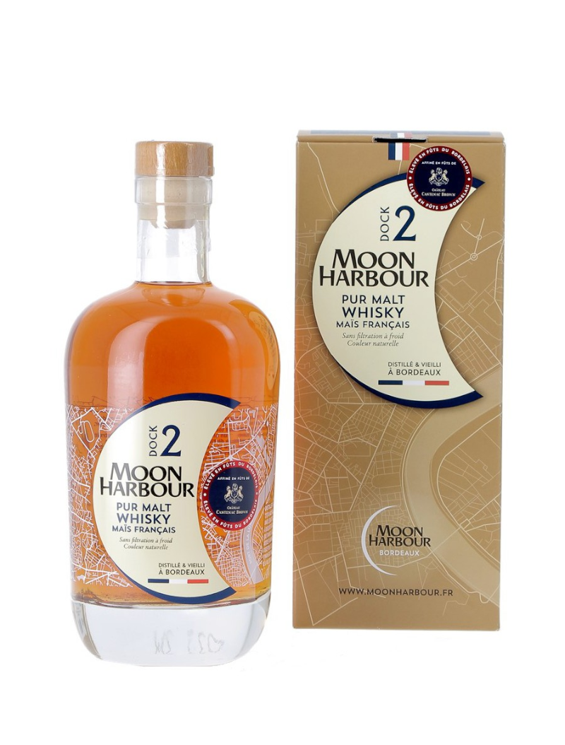 Whisky Moon Harbour Dock 2 – Finition Cantenac Brown – 70cl 45.8°