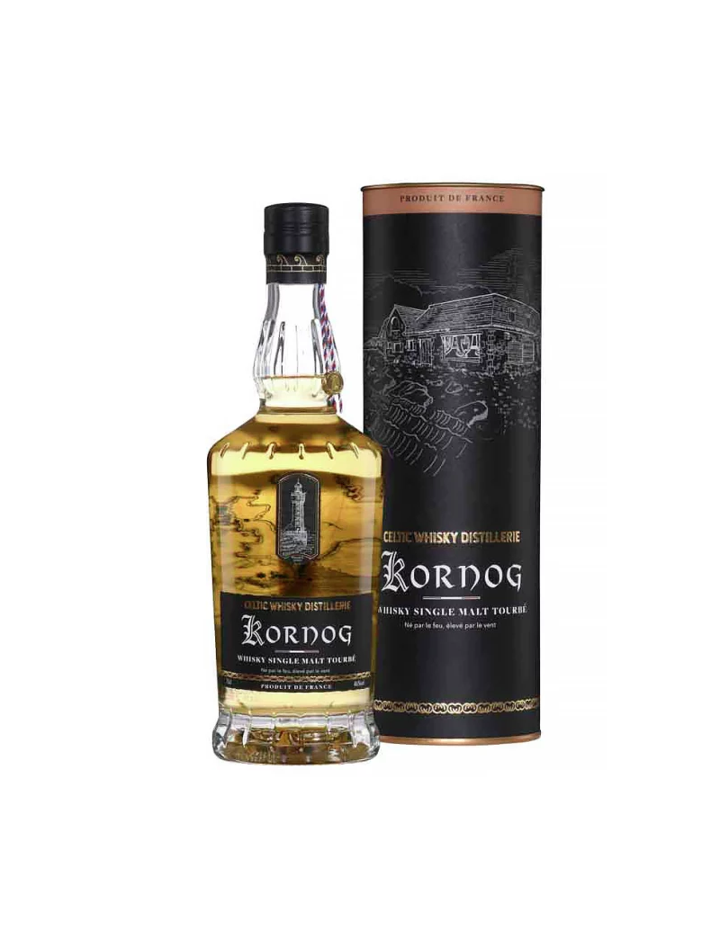 Whisky Kornog – Tourbé – 70cl – 46° – Glann ar Mor