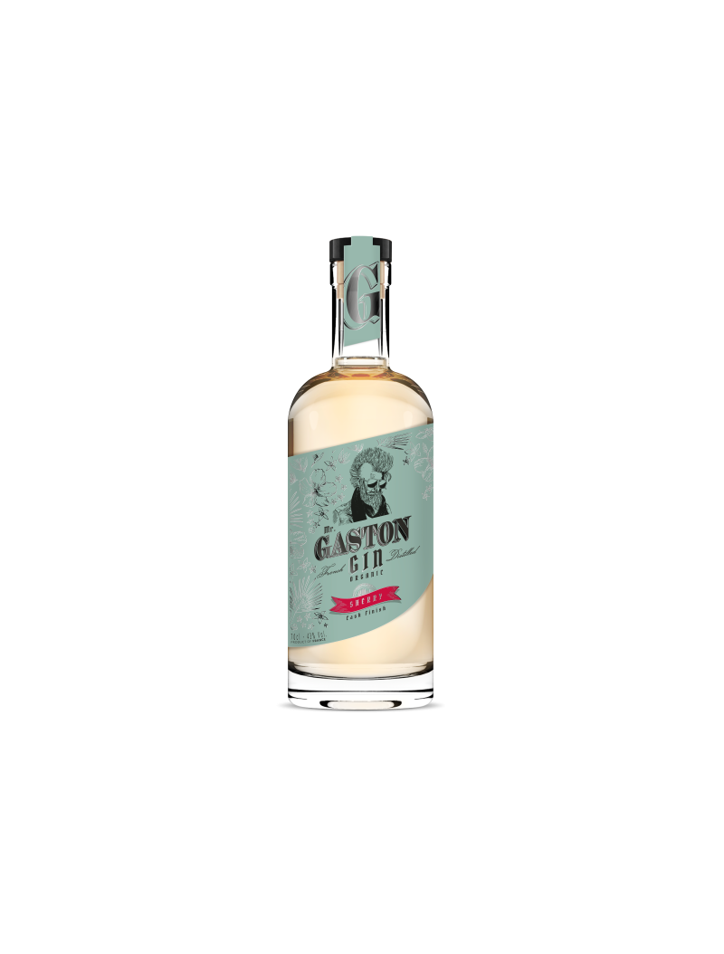 Gin Gaston Sherry Cask Finish – 70 cl – Gin français finition sherry