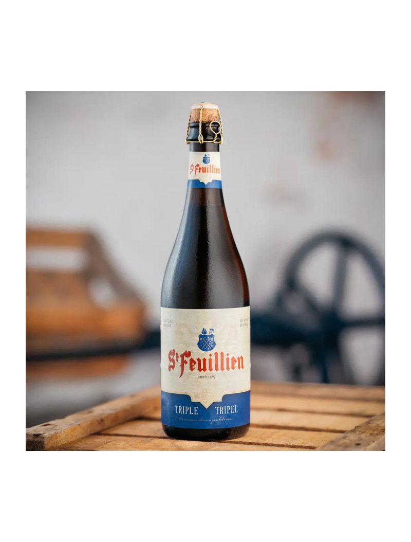 Saint Feuillien Triple 75cl - Bière d’Abbaye Belge Équilibrée et Aromatique