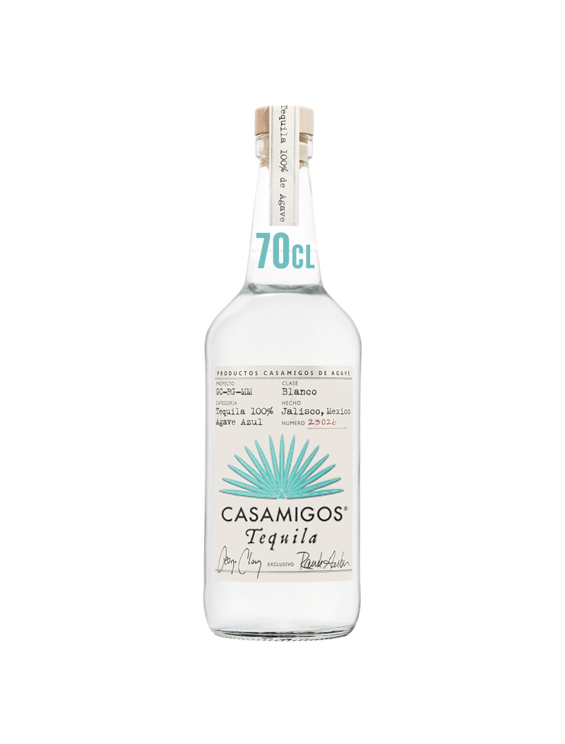 Tequila Casamigos Blanco – 70 cl – Tequila premium Mexique 40 %