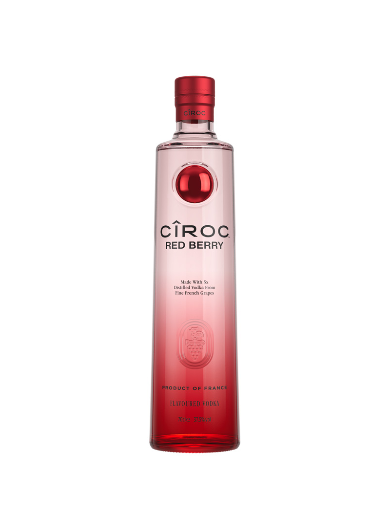 Vodka Cîroc Red Berry – 70 cl – Vodka fruits rouges haut de gamme