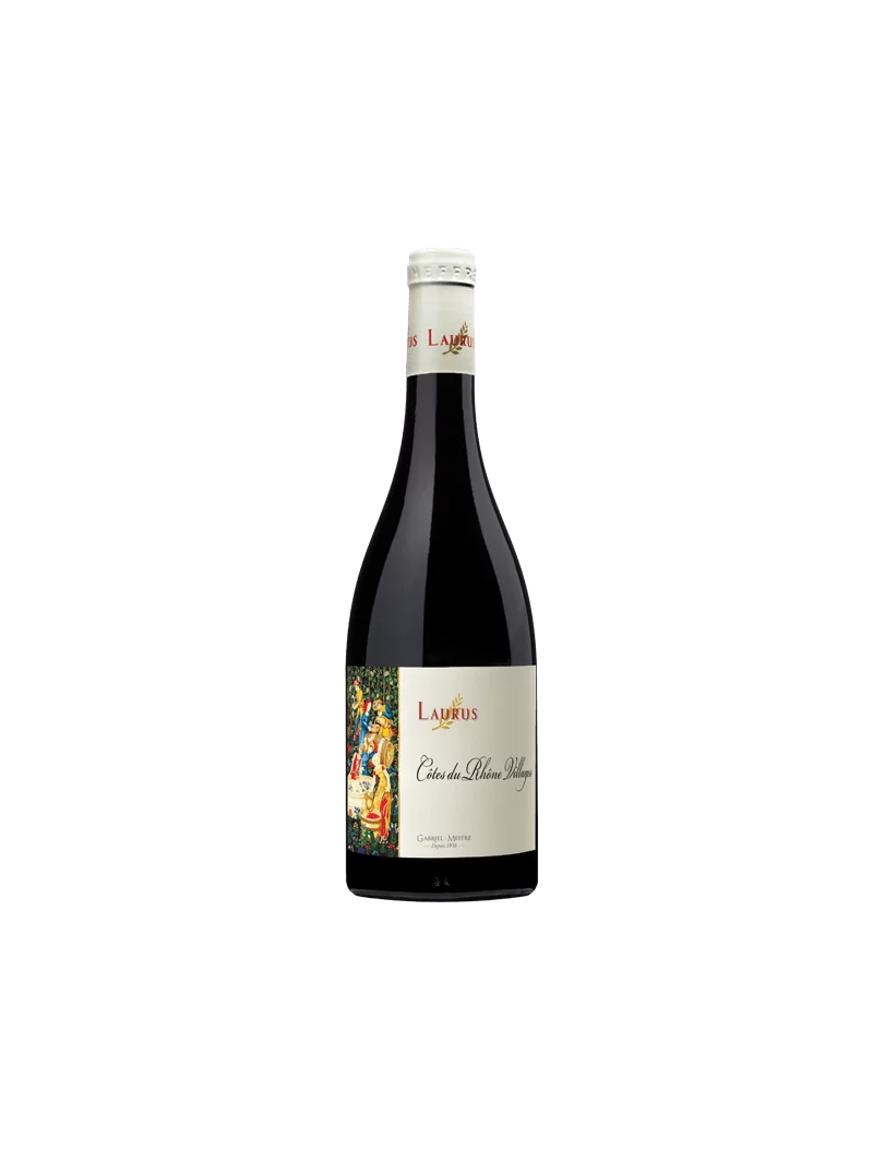 Côtes du Rhône Villages Laurus Domaine Meffre Rouge 75 cl - AOP Côtes du Rhône Villages