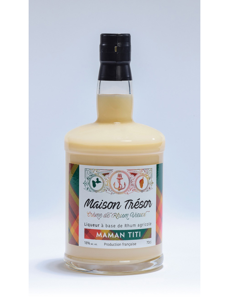 Crème de Rhum Vieux Maman Titi Maison Trésor 70 cl – 18%