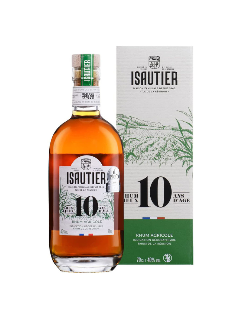 Rhum Ambré Isautier 10 ans 70 cl – 40 %