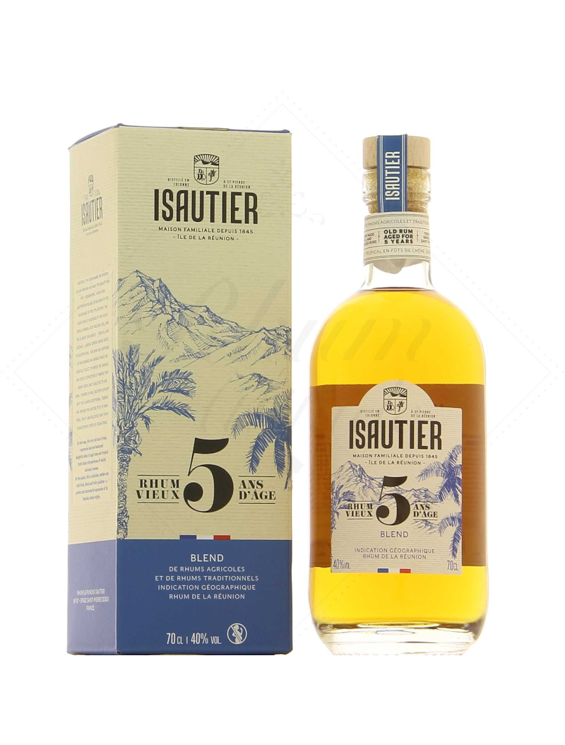 Rhum Vieux Isautier 5 ans 70 cl – 40 %