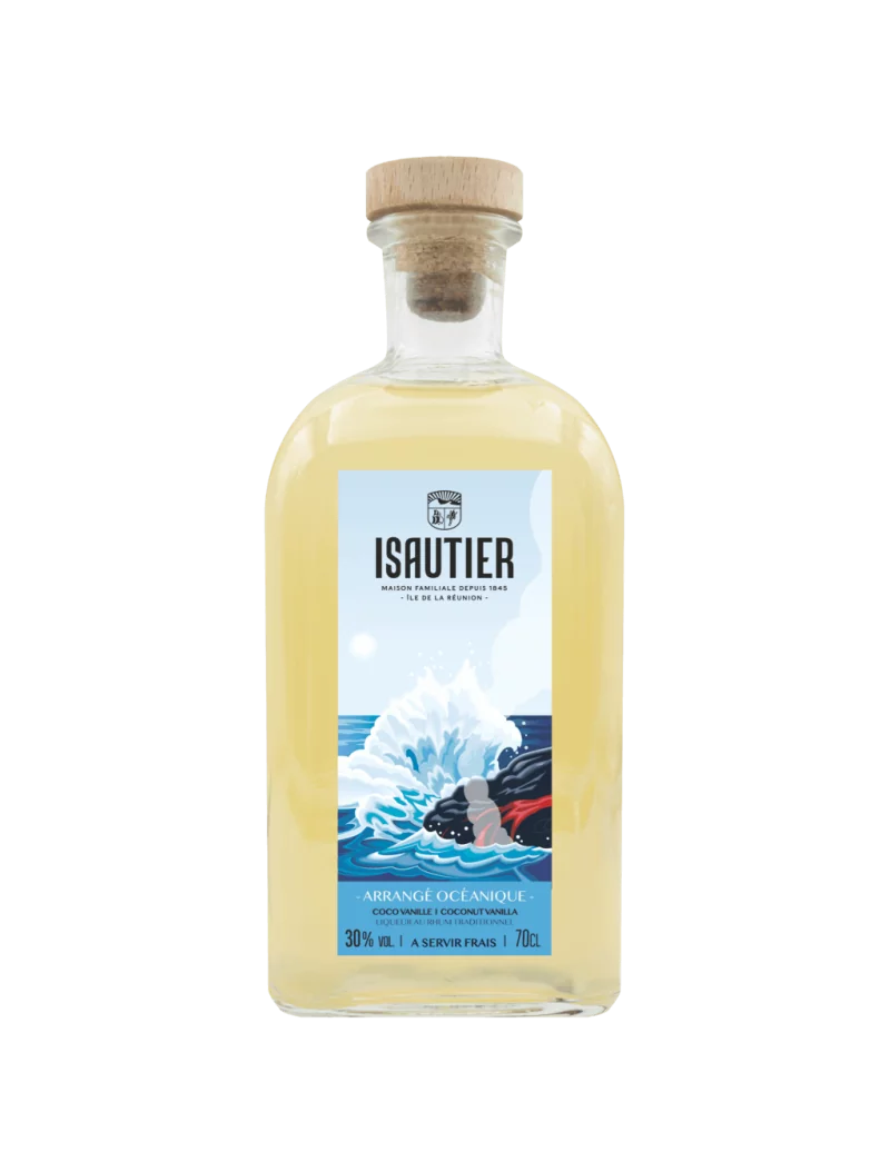 Rhum Arrangé Isautier Océanique Coco Vanille 70 cl – Rhum Exotique