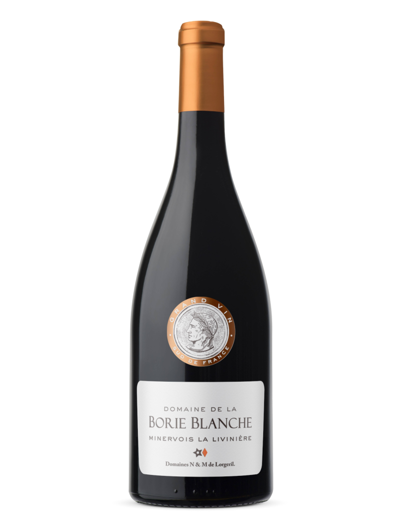 Domaine de la Borie Blanche Grand Vin – AOP Minervois La Livinière – 75 cl – Vin rouge bio